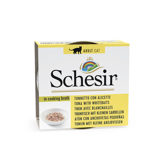 Schesir in Broth 6 x 70 g - tonnikala & pienet sardellit