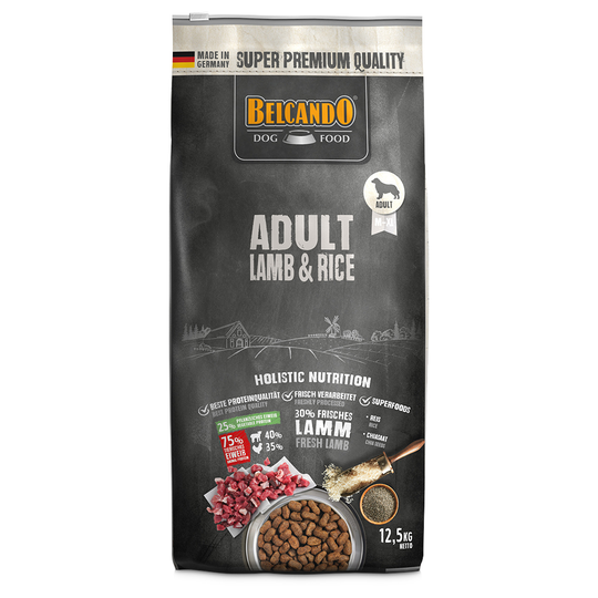 Belcando Adult Lamb & Rice - Säästöpakkaus: 2 x 12,5 kg