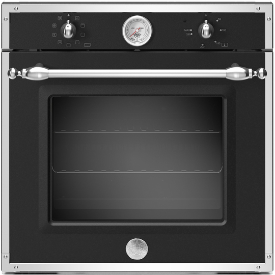 Bertazzoni F609HEREKT Heritage -kalusteisiin asennettava uuni, musta, 60 cm