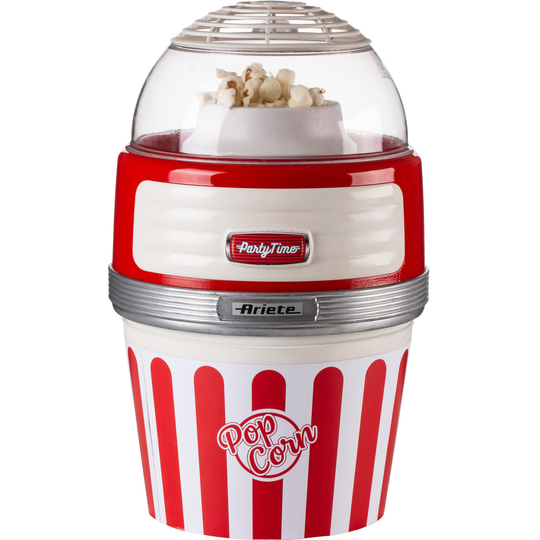 Ariete Party Time -popcornkone, XL, punainen