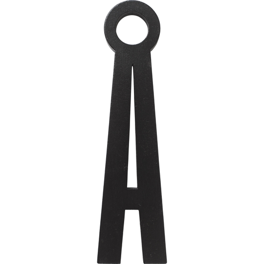 Design Letters Mustat puukirjaimet, Å