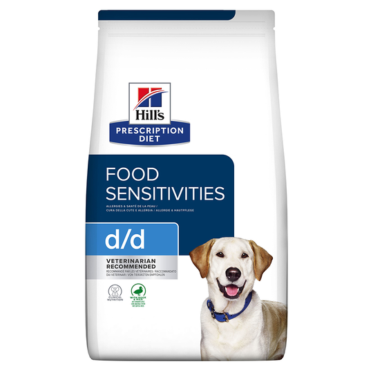 Hill's Prescription Diet d/d Food Sensitivities - ankka & riisi - 12 kg