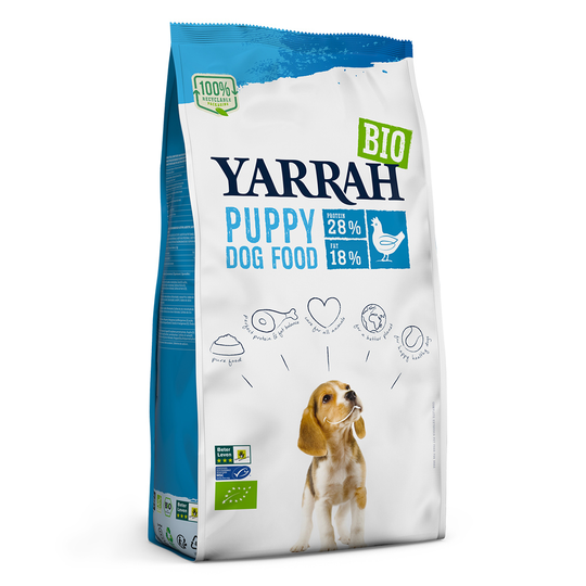 Yarrah Bio Puppy -koiranruoka - säästöpakkaus: 4 x 2 kg