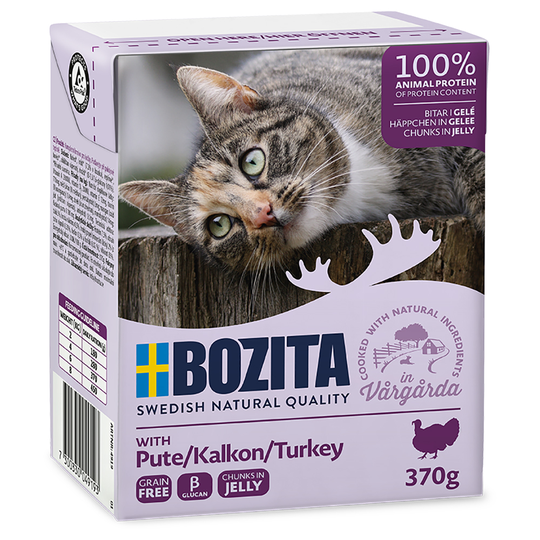 Bozita Chunks -säästöpakkaus 24 x 370 g - in Jelly: ankka