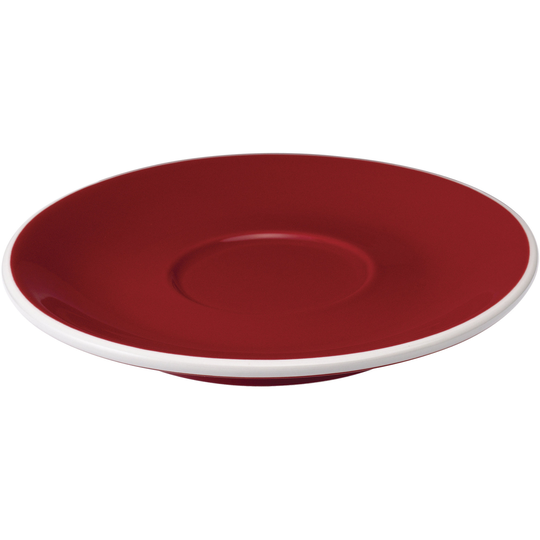 Loveramics Tulip Cappuccino -aluslautanen, 14 cm, 6 kpl, punainen