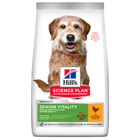 Hill's Science Plan Mature Adult Senior Vitality 7+ Small & Mini kana - Säästöpakkaus: 2 x 6 kg