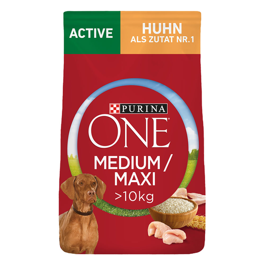 Purina One Medium/Maxi Active -kana - 7 kg