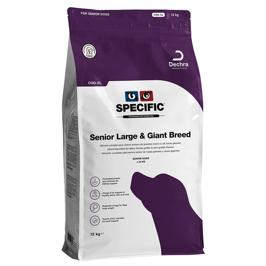 Specific Dog CGD - XL Senior Large & Giant Breed - Säästöpaketti: 2 x 12 kg
