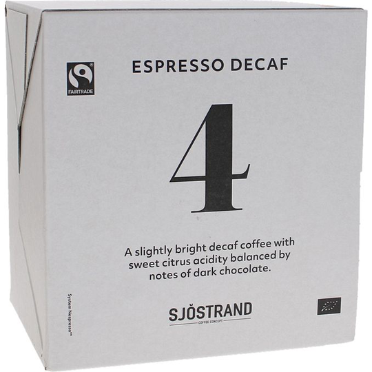 Sjöstrand Coffee N°4 Kahvikapselit Espresso Kofeiiniton 100kpl