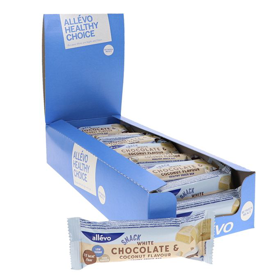Allévo Välipalapatukat Valkosuklaa & Kookos 24-pack