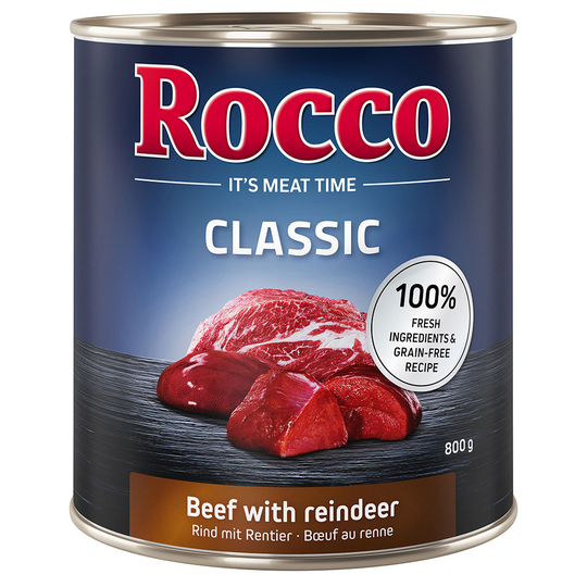 Rocco Classic 6 x 800 g - nauta ja poro