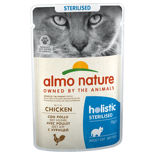 Almo Nature Holistic Sterilised 70 g - 6 x kana