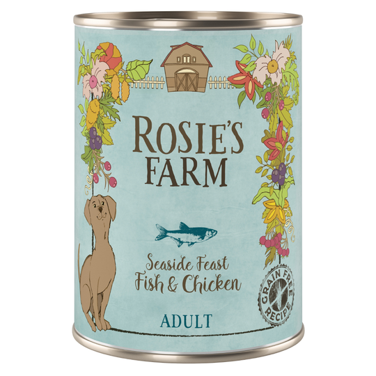 Rosie's Farm Adult 6 x 400 g - kala & kana