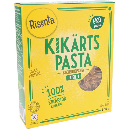 Risenta Kikhernepasta Fusilli Luomu