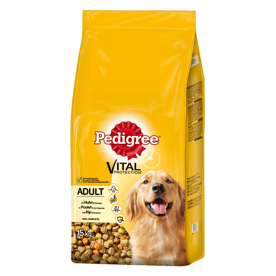 Pedigree koiranruoka erikoishintaan: 20 % alennusta! Adult Poultry - 15 kg