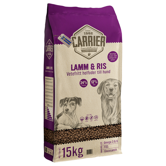 Carrier karitsa & riisi - 15 kg