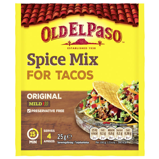 Old El Paso Taco Mausteseos