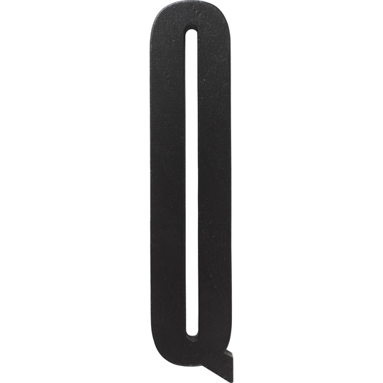 Design Letters Mustat puukirjaimet, Q