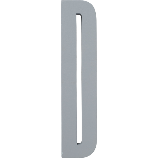 Design Letters Harmaat puukirjaimet, D