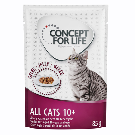 Concept for Life Jelly & Gravy -sekoituspakkaus 24 x 85 g - All Cats 10+ in Gravy + Jelly