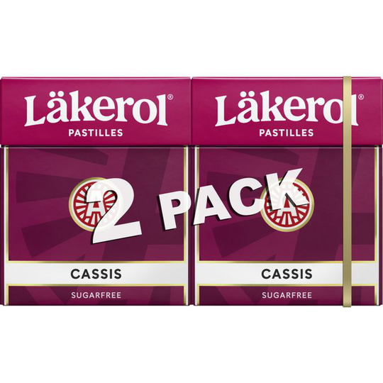 Läkerol Cassis 2-pack