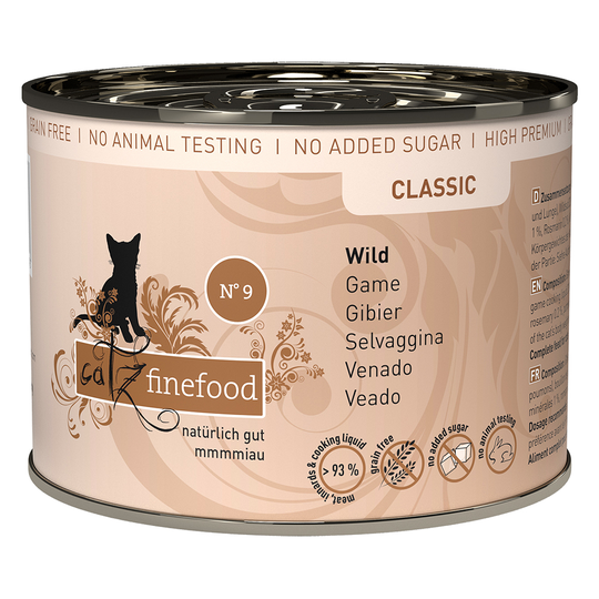 catz finefood -purkkiruoka 6 x 200 g - riista