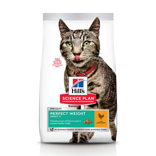 Hill's Science Plan -kissanruoka erikoishintaan! - Adult Perfect Weight Chicken (7 kg)