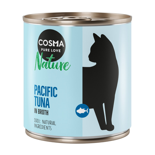 Cosma Nature -säästöpakkaus 12 x 280 g - tyynenmeren tonnikala