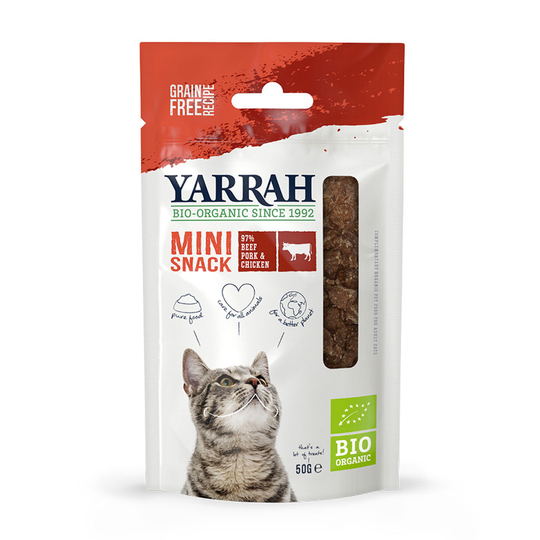 Yarrah Bio Mini Snack kissoille - 3 x 50 g