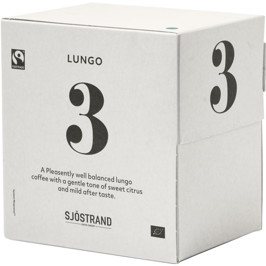 Sjöstrand N°3-lungo-kahvikapselit, 100 kpl.