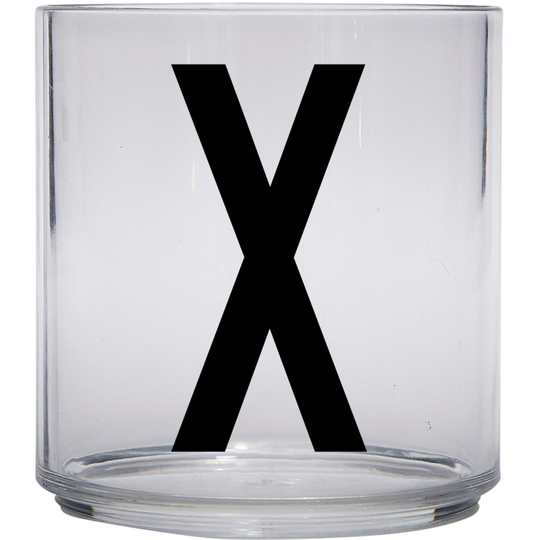 Design Letters Tritan-juomalasi lapsille, X