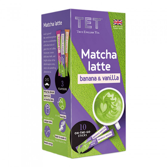 Pikatee True English Tea "Matcha Latte Banana & Vanilla", 10 kpl.