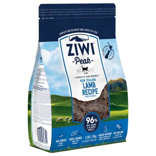 400 g / 1 kg Ziwi Peak Air Dried -kissanruoka erikoishintaan! - 1 kg Lamb
