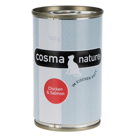 Cosma Nature 6 x 140 g - kana & lohi