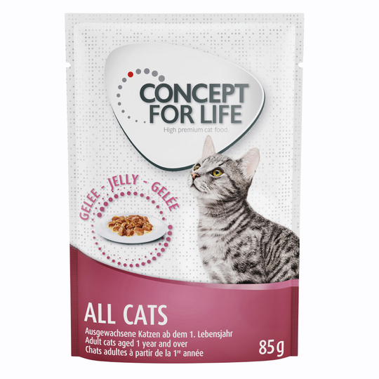 Concept for Life -säästöpakkaus 24 x 85 g - All Cats in Jelly