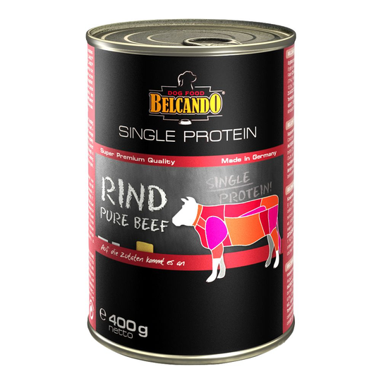 Säästöpakkaus Belcando Single Protein 24 x 400 g - nauta