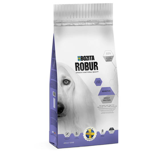 Bozita Robur Sensitive Single Protein Lamb & Rice - 15 kg