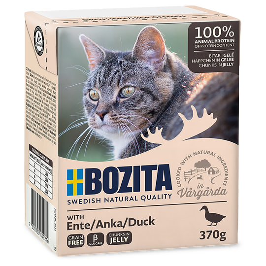 Bozita Chunks -säästöpakkaus 24 x 370 g - in Jelly: kalkkuna