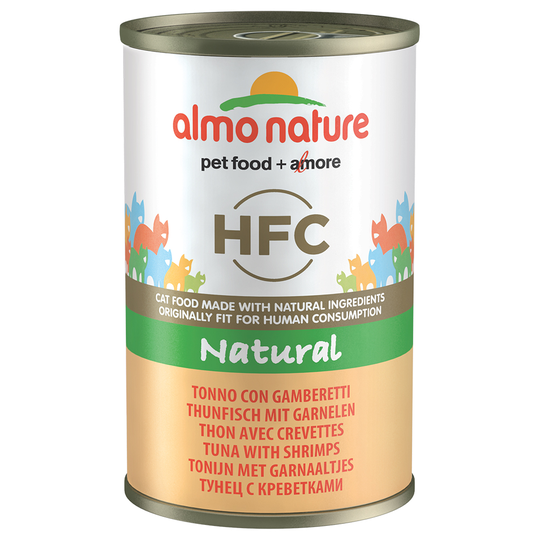 Almo Nature HFC 6 x 140 g - tonnikala & katkarapu
