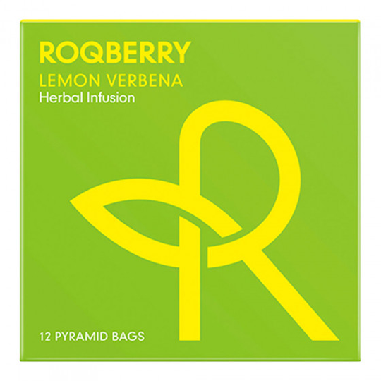 Hedelmä- ja yrttitee Roqberry "Lemon Verbena", 12 kpl.