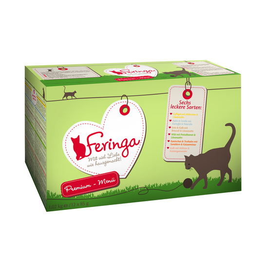 Säästöpakkaus: Feringa Pouch 48 x 85 g - lajitelma II