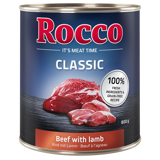 Rocco Classic 6 x 800 g - nauta ja lammas