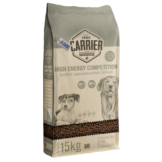 Carrier High Energy Competition 30/20 -koiranruoka - 15 kg