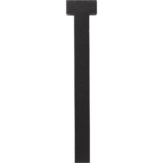 Design Letters Mustat puukirjaimet, T