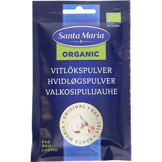 Santa Maria Valkosipulijauhe Luomu
