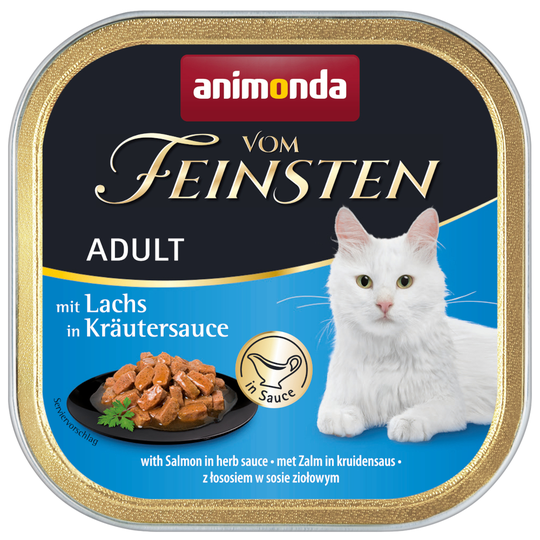 Animonda vom Feinsten Adult NoGrain in Sauce -suurpakkaus 72 x 100 g - lajitelma: kana, kalkkuna & lohi