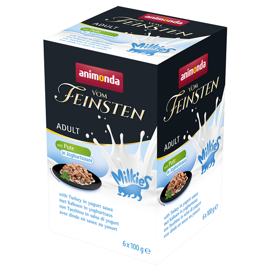 Animonda Vom Feinsten Adult Milkies in Sauce 6 x 100 g - kalkkunaa jogurttikastikkeessa