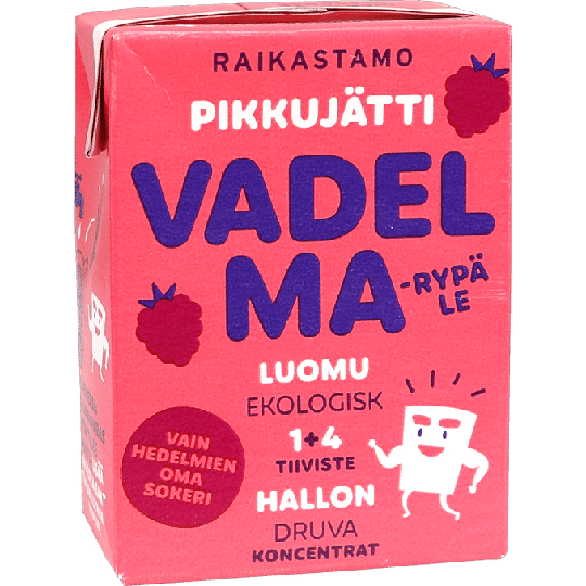 Raikastamo Mehutiiviste Pikkujättimehutiiviste Vadelma