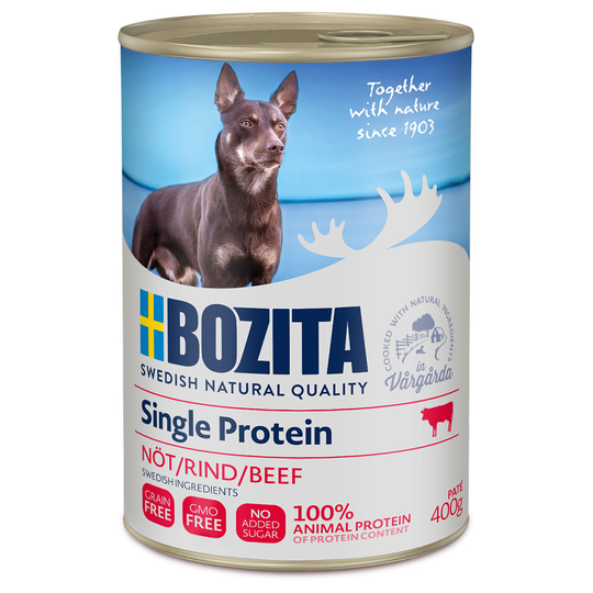 Bozita Single Protein Paté 6 x 400 g - nauta