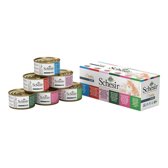 Schesir in Jelly -purkkilajitelma 6 x 85 g - 6 makua